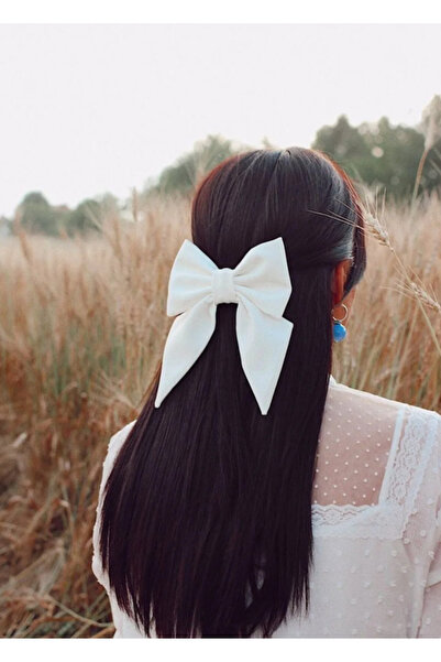 Kezban Tekstil Țesătură bumbac moale Panglică Arcă cu cataramă automată 7x13 cm