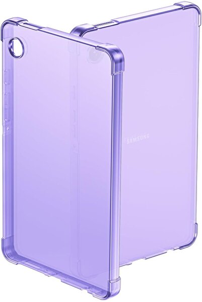PROCASE Clear Case for Galaxy Tab A9 8.7 (2023) Slim Transparent Cover - Tinted Purple