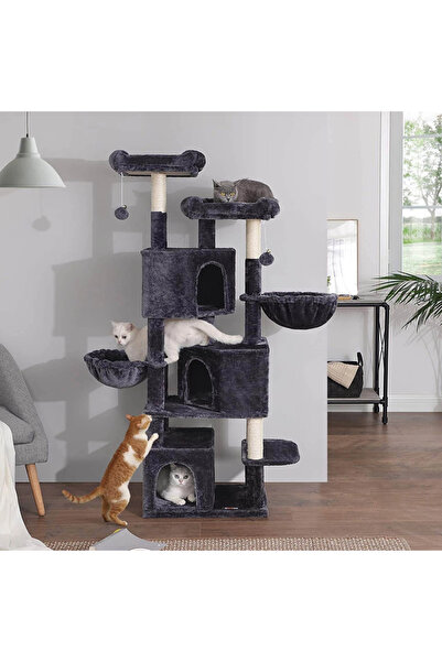 Selgot Cat Play Set, Size 55 x 40 x 164 cm, 6 Levels, Color Gray