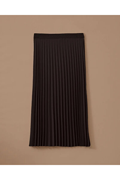 Gala-Xi Plus Size Elastic Waist Pleated Basic Skirt