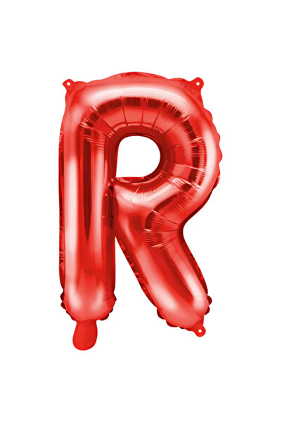 SDEPOT foil balloon, red in the shape of the letter R, 40 cm