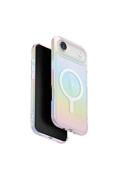 bzstore Chameleon iPhone 17 Air Case, MagSafe, Color-Changing Gradient, Multicolor