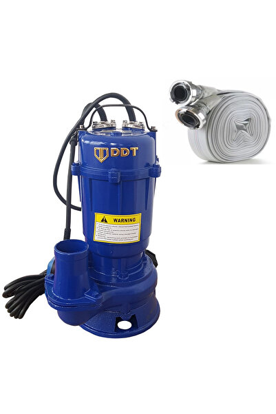 DDT Pachet promoțional Pompă submersibilă pentru ape murdare cu tocător și pl...