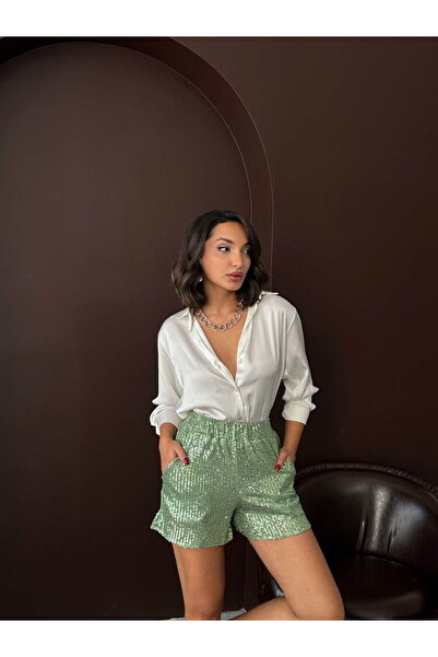 Lady Pixie Women's Sparkly Sequined Shorts