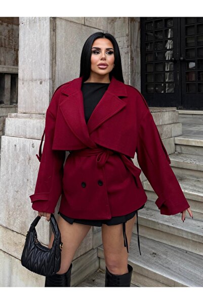 Marbella Women's New Season Belted Mid-Length Trench Coat