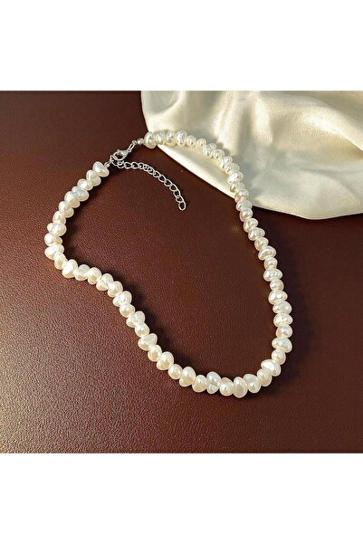 Pursehuit Colier argintiu, cu perle, Orla C4