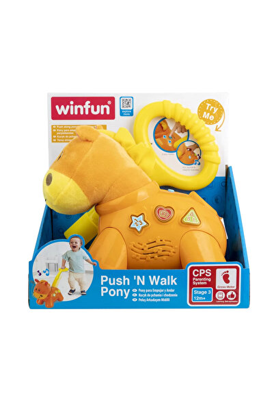 WINFUN Играчка за бутане на пони за бебета,