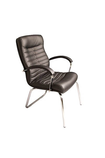 Ergonica Scaun de conferință SENNA CFA, piele ecologică neagră