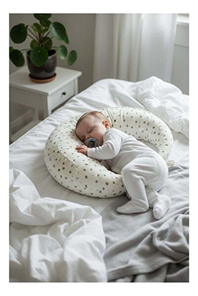 Fun Moment Soft Nursing Pillow,Removable and washable linen fabric 110 x 54 cm