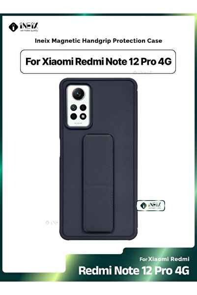 ineix غطاء واقٍ مغناطيسي 3 في 1 مع حزام معصم وحامل لهاتف Xiaomi mi Note 12 Pr...