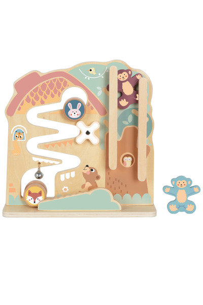 Tooky Toy Casă cu circuite interactive 2 în 1