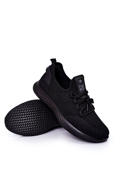 Evento Men's black slip-on sneakers Ryan 41
