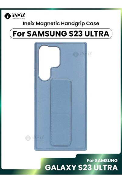 ineix 3-in-1 Magnetic Wrist Strap Hand Grip with Stand Case Cover for Samsung...