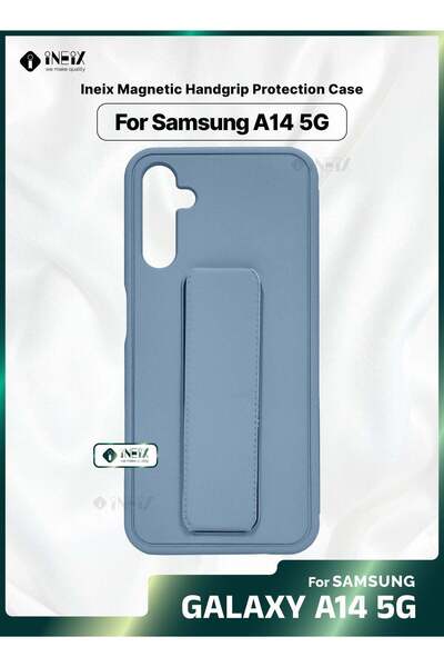 ineix حزام معصم مغناطيسي 3 في 1 مع حامل وغطاء جراب لهاتف Samsung Galaxy A14 5G