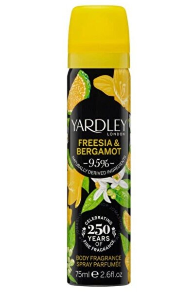 YARDLEY Body Spray 75 Ml Freesia & Bergamot