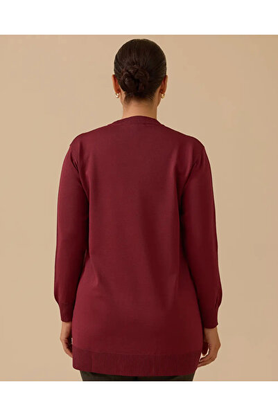 Gala-Xi Plus Size Patterned Basic Knit Tunic