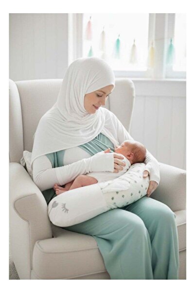 Fun Moment Soft multi-use baby protection pillow and baby Nursing Pillow Linn fabric 170×40×19 cm