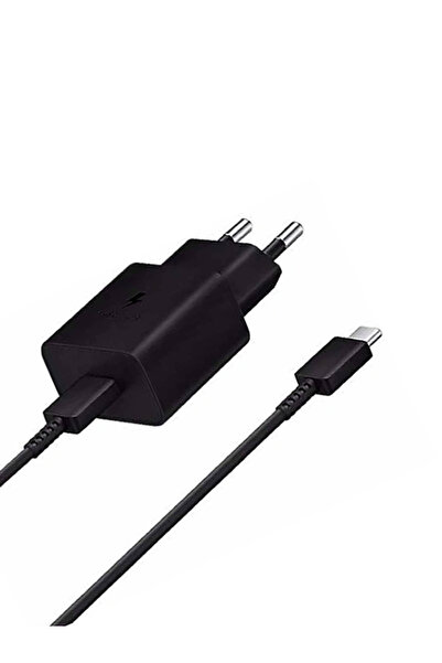 Samsung 25w Süper Hızlı Orijinal Şarj Cihazı ( Adaptör + Kablo ) EP-T2510XBEGEU A06 / A16 / A26 / A07 / A17