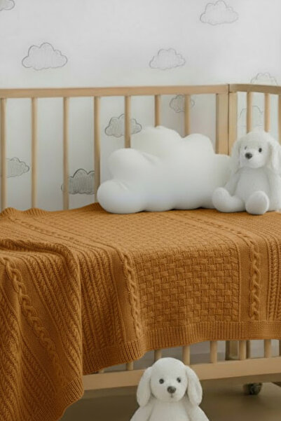 Gubo Hair Braided Knitwear Baby Blanket