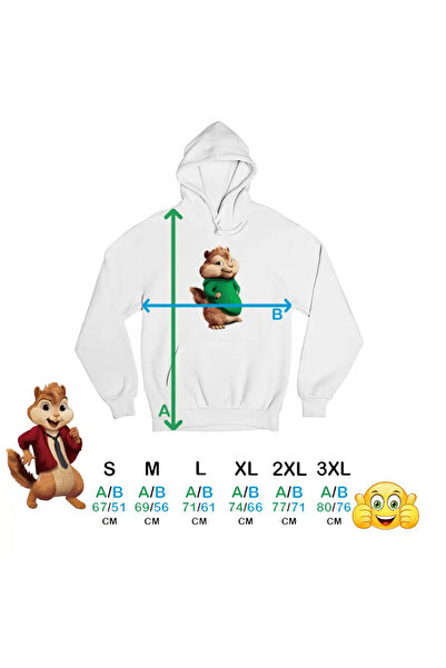 OEM Men's Sweatshirt Theodore Alvin The Chipmunks