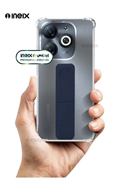 ineix 3-in-1 Magnetic Wrist Strap Hand Grip Stand Cover for Tecno Spark 20c