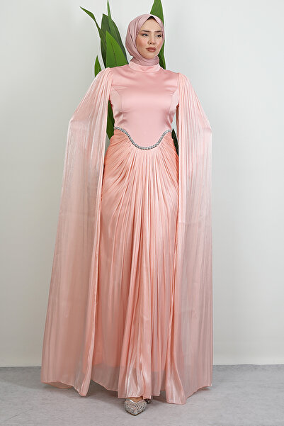 Lamia Giyim Armin Yoryo Abiye Soft Pembe