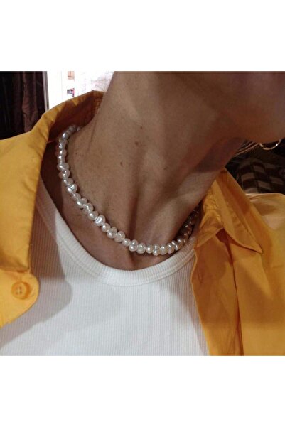 Pursehuit Colier argintiu, cu perle, Orla C4