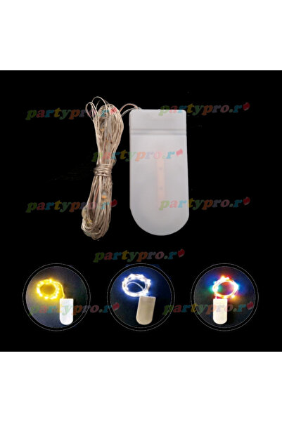 Mirific Party 30 Mini LED String Lights, 3 m, Battery-Powered, PPQT8193-cool white