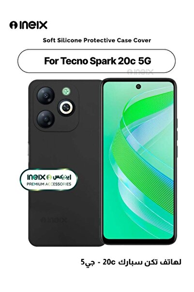 ineix Soft Silicone Protective Case Cover For Tecno Spark 20c