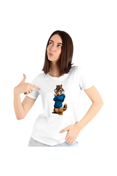 OEM Women's T-shirt Simon Alvin Alvinnn Squirrel