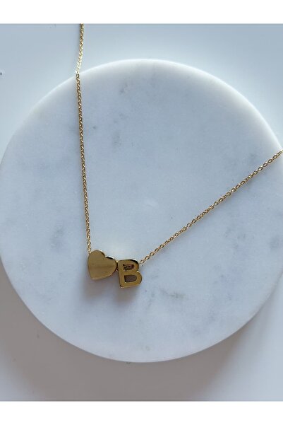 CHARMLUCKY Heart Letter Necklace
