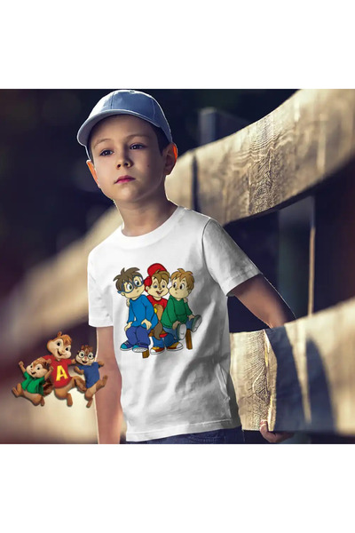 OEM T-shirt for children boys Alvin School Students Alvinnn The Chipmunks