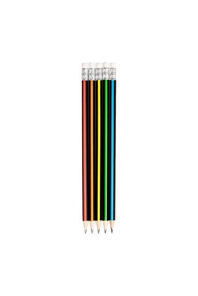 Strigo HB pencils with eraser, 36 pcs