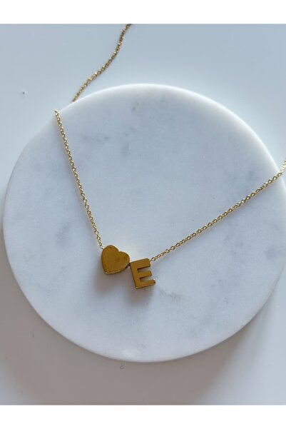 CHARMLUCKY Heart Letter Necklace