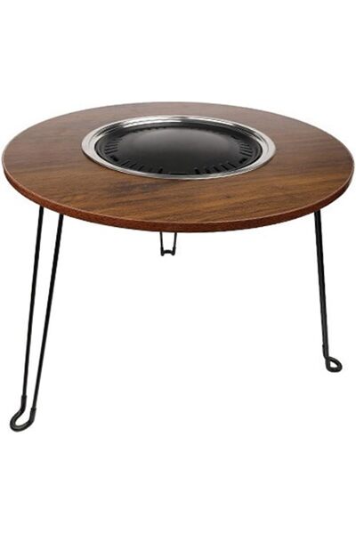 Generic Portable Charcoal Barbecue Fire Table Grill | Outdoor BBQ Table