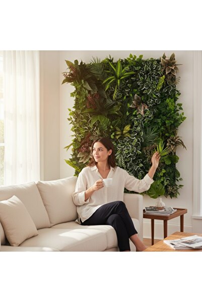 ERHAN FLOWERS yapay çiçek duvar kaplama 40x60 cm