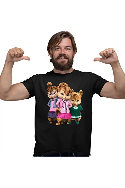 OEM Ανδρικό T-Shirt Alvin Girls Chipmunks Brittany Jeanette Eleanor
