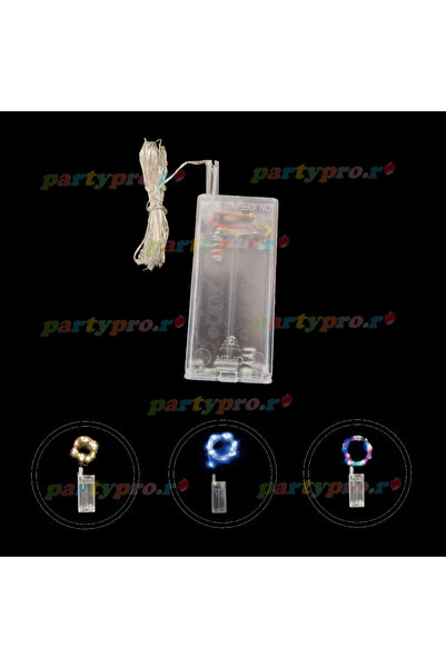 Mirific Party Mini LED string, 30 LEDs, 3 m, battery-powered, PPQT8197-multicolor