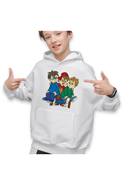 OEM Hanorac Copii Baieti Alvin Elevi Scoala Alvinnn Veveritele