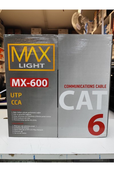 Max Lighting CAT 6 KABLO İÇ ORTAM 305 METRE MAX LIGHT