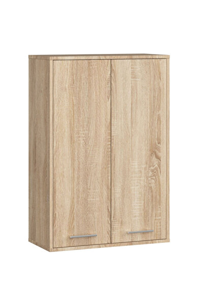 SERSIMO Dulap de baie montat pe perete, cu 2 uși și 4 rafturi interioare, 16 ...