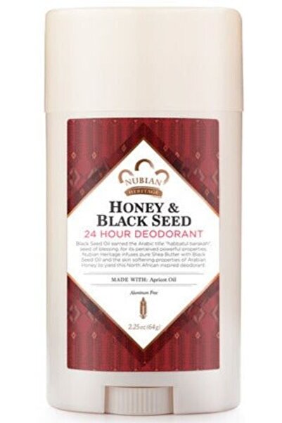 Nubian Heritage Nubian Deodorant Honey & Black Seed 2.25 Oz