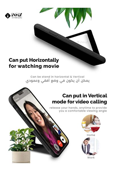 ineix 3-in-1 Magnetic Wrist Strap Hand Grip Stand Cover for Tecno Spark Go 2023