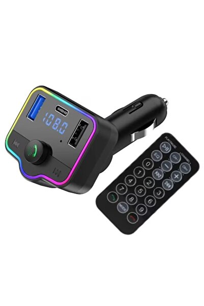 Brivoo® Brivoo M46 FM Transmitter Bluetooth 5.0 with Remote, Dual USB + USB-C