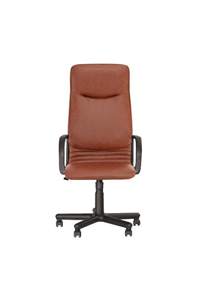 Ergonica Scaun directorial IDEA, piele ecologică maro