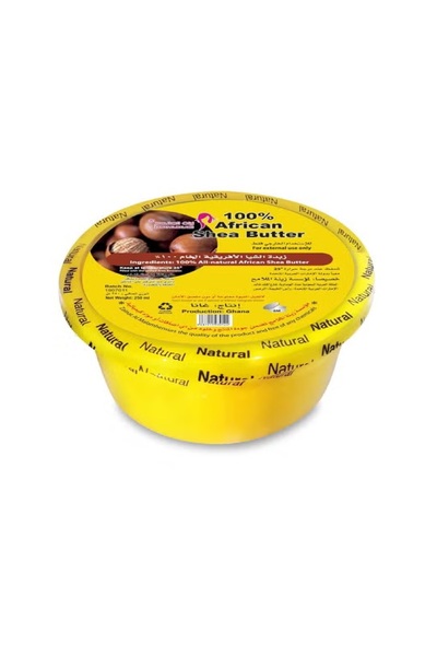 African Shea Butter زبدة الشيا الافريقية الطبيعية 100% للبشرة والشعر 250 مل