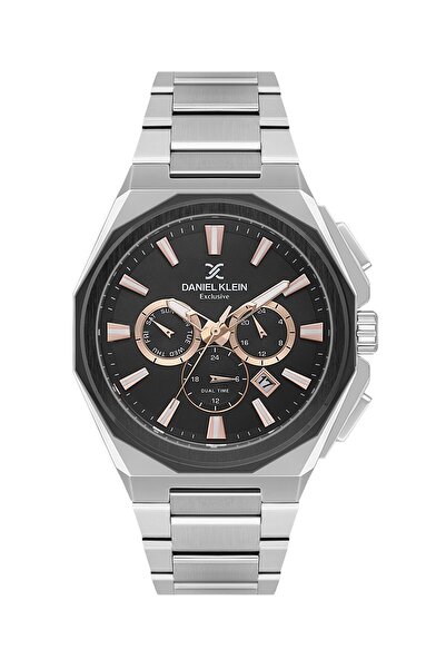 Daniel Klein Men's Watch with Metal Case - Strap 3 Atm Water Resistant