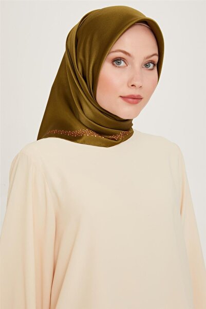 Armine وشاح كلاسيكي منقوش تويل بيور حرير 9260D 57