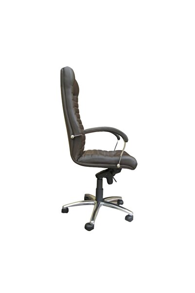 Ergonica SENNA Executive Chair, Dark Brown Faux Leather