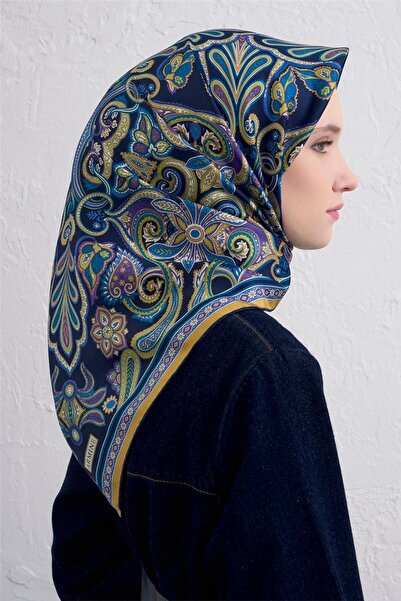 Armine Φουλάρι με έθνικ σχέδιο Pure Μετάξι Twill 9421D 08